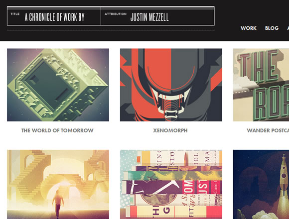 Freelancer Justin Mezzell portfolio