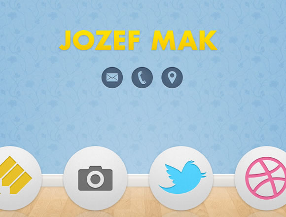 Jozef Mak Dribbble online portfolio freelancer