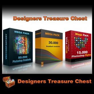 DealPixel: Designers Treasure Chest – 95,000 Gradients and Layer Styles