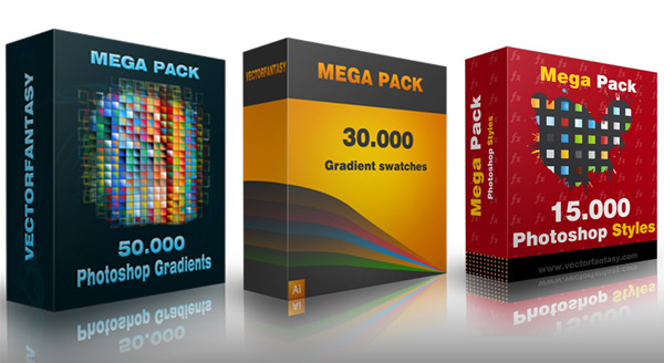 DealPixel: Designers Treasure Chest – 95,000 Gradients and Layer Styles