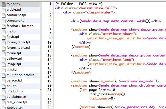 Smultron website code editor IDE development