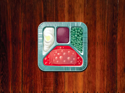1960s dinner television app icon