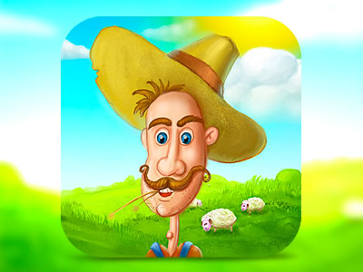 farming mobile app icon design ipad