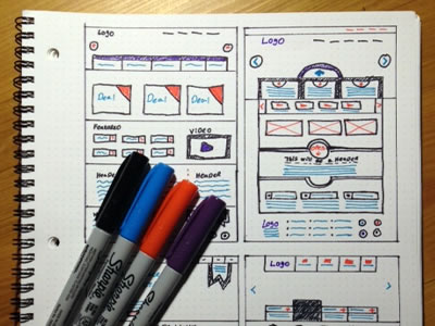 Inspiring Wireframe Sketches Inspiring Wireframe Sketches