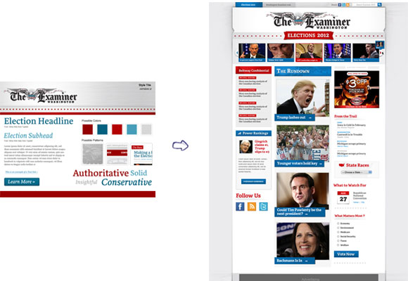 style tile to website