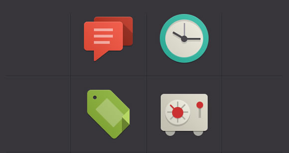 8 Beautiful and Free Flat Icon Sets