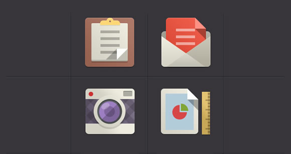 8 Beautiful and Free Flat Icon Sets