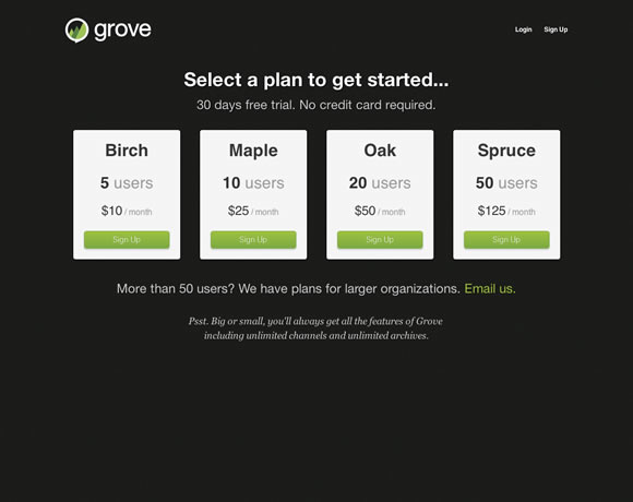21 Examples of Pricing Pages in Web Design