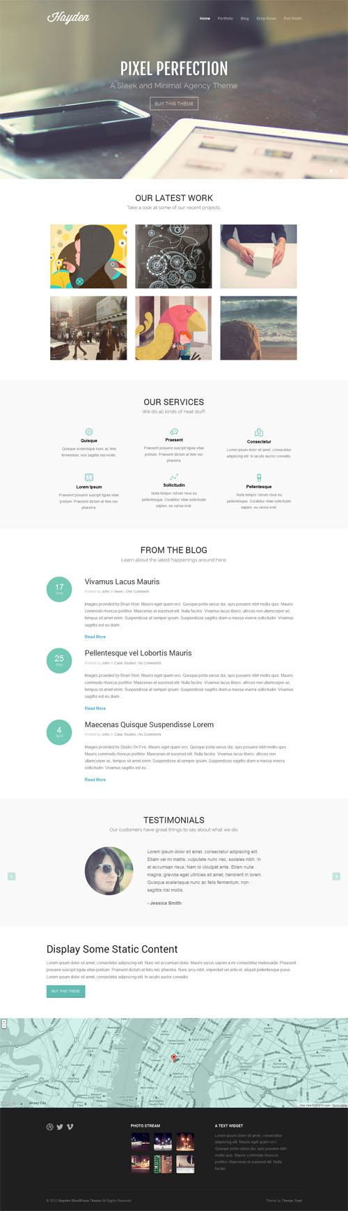 Hayden, A Professional Agency WordPress Theme