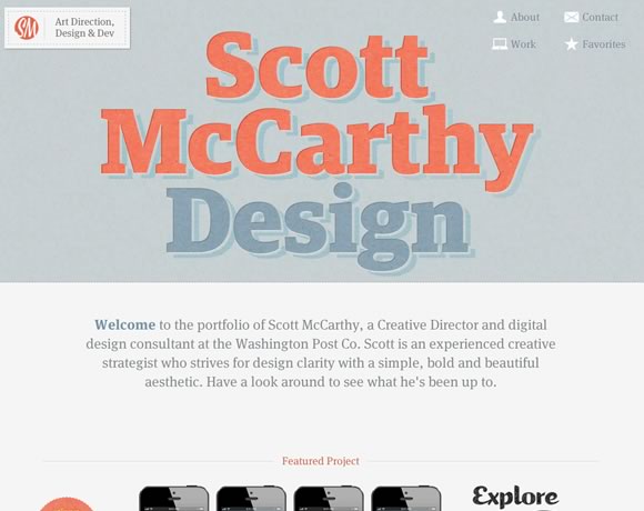 17 Examples of Beautiful Typography use in Web Design