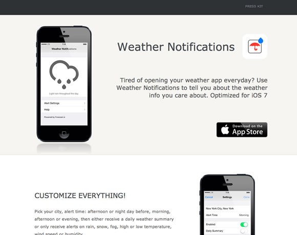 13 Beautiful Mobile Apps Websites