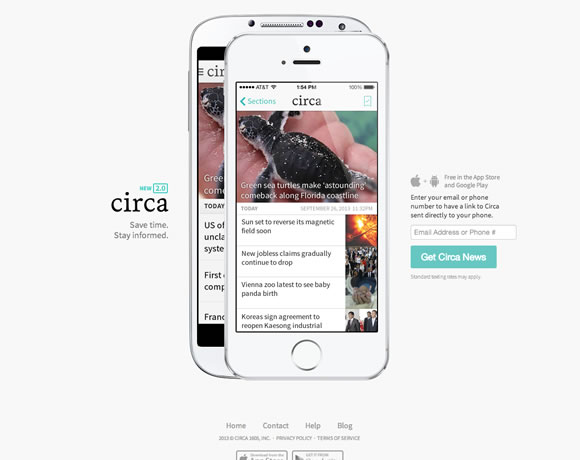 13 Beautiful Mobile Apps Websites