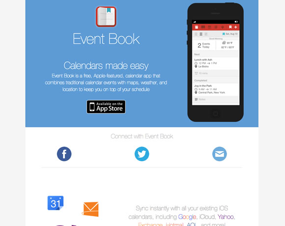 13 Beautiful Mobile Apps Websites