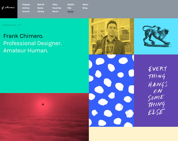 国外酷站设计：10个漂亮的个人作品网站