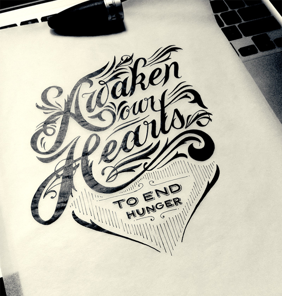 20 Amazing Examples of Typography Sketches for Your Inspiration