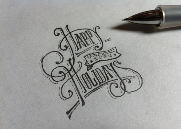 20 Amazing Examples of Typography Sketches for Your Inspiration