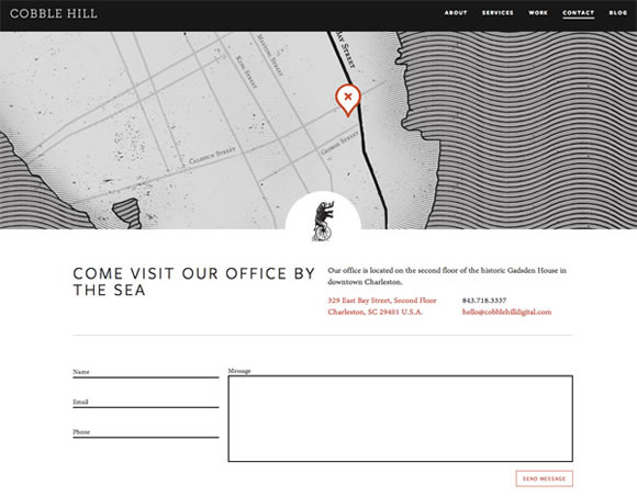 Examples of Well Designed Contact Pages