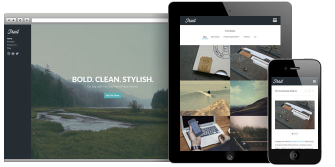 trail wordpress theme