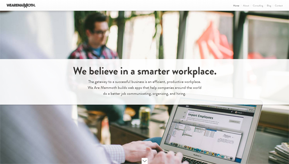 30 Awe-Inspiring Websites with Workplaces on The Background
