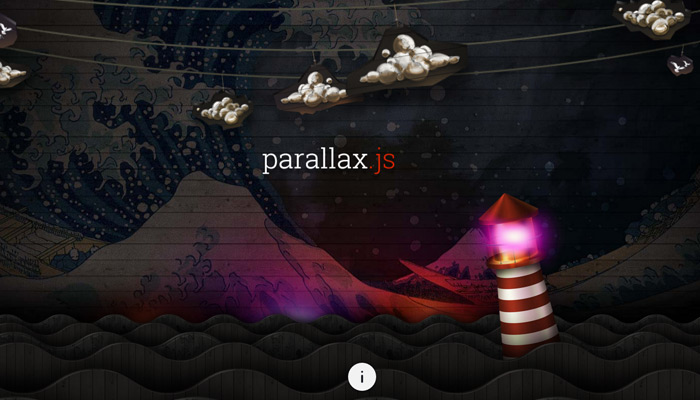 parallax js open source motion