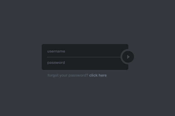 dark simple futuristic login psd