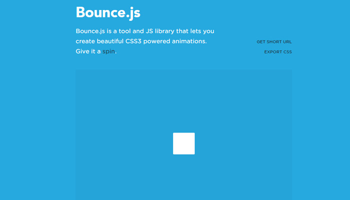 bounce animation transition library
