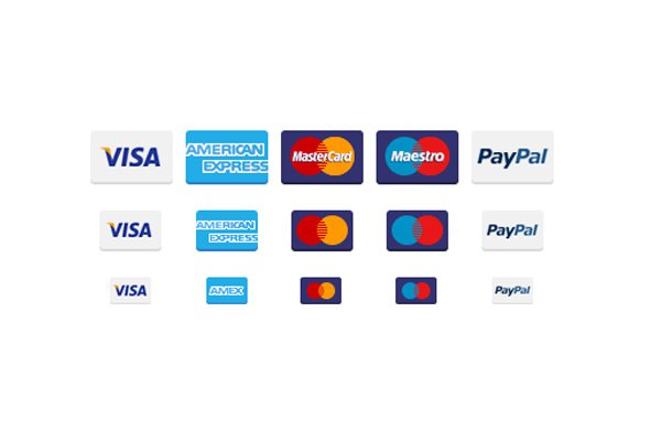 ecommerce payment cards icons