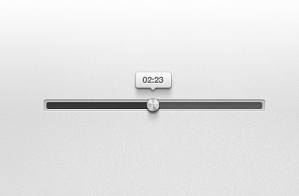 grey progress slider with indicator