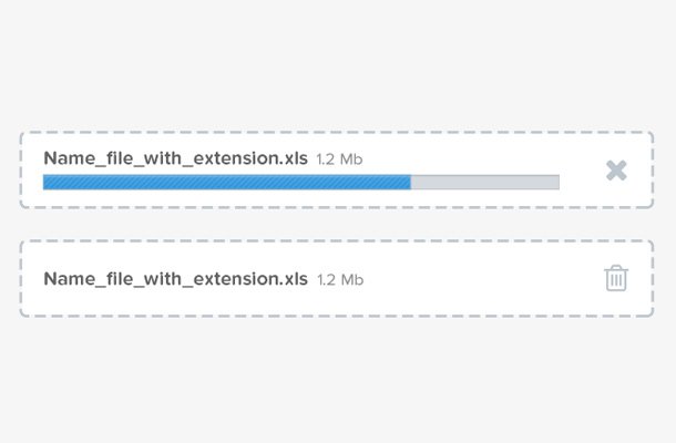 uploader progress bars gui ui psd