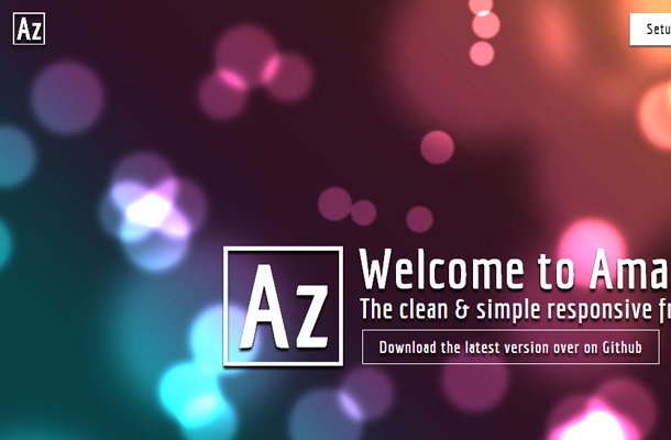 amazium responsive css framework library
