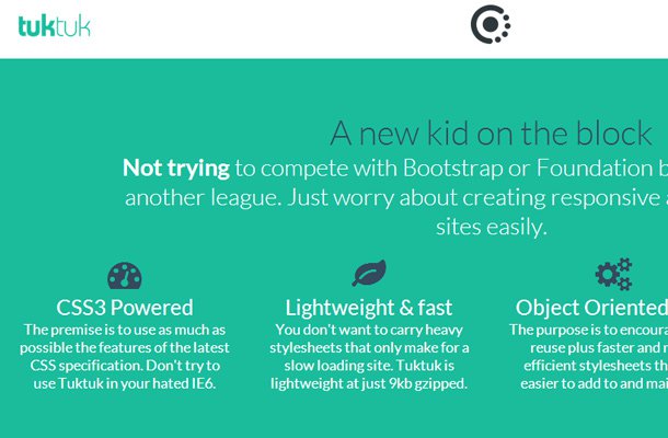 tuktuk simple powerful css framework library