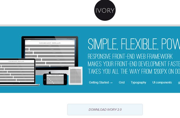 css ivory framework open source web design