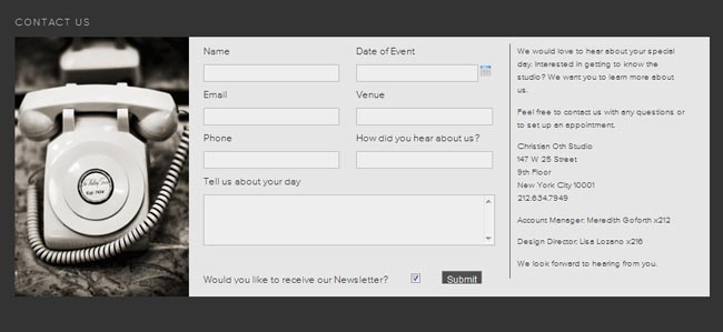 25 Amazingly Creative Contact Forms