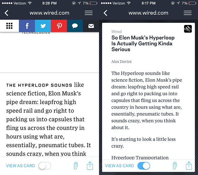 web view vs wildcard view