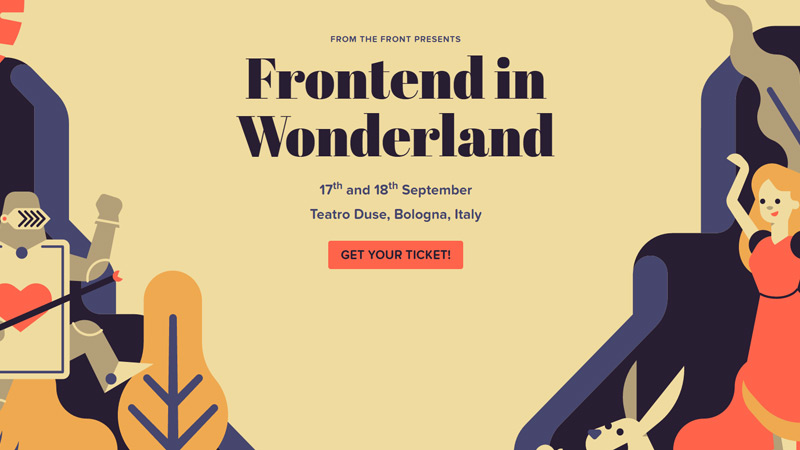 Frontend in Wonderland conference website