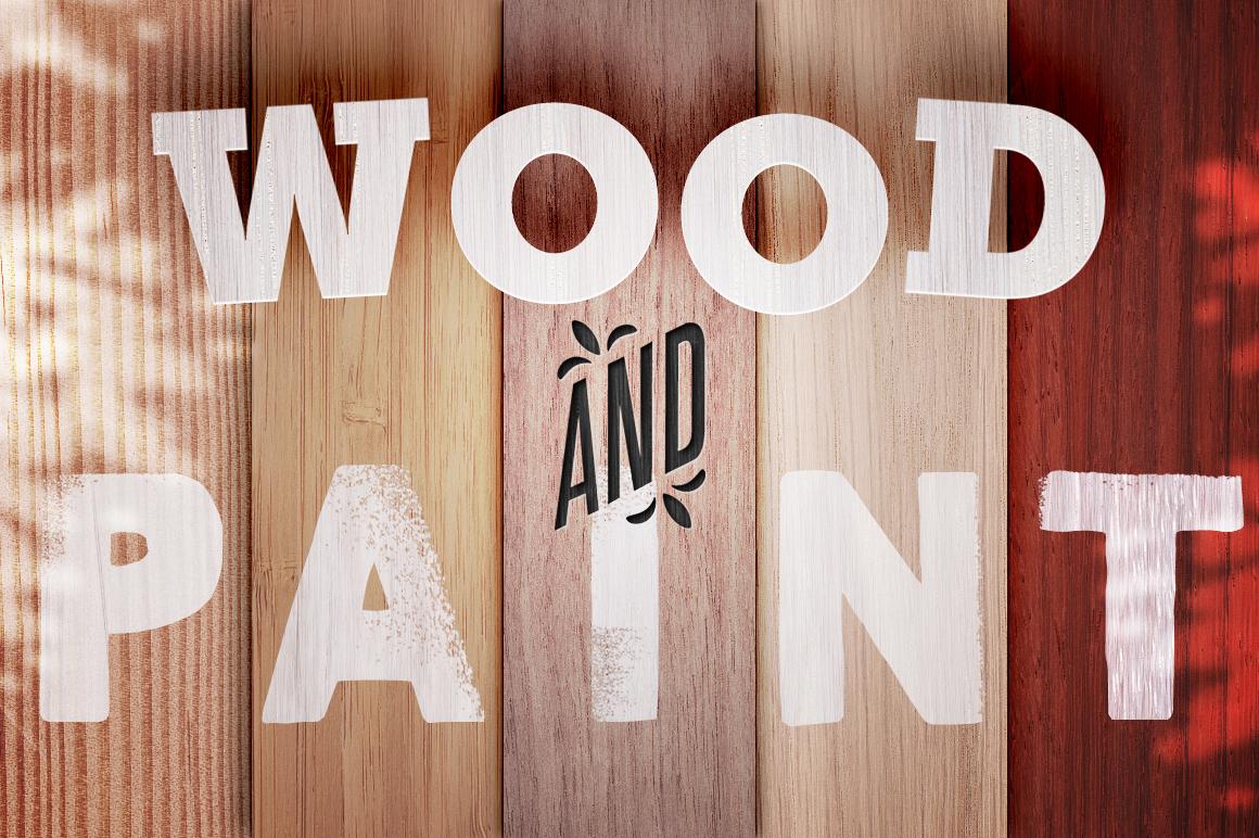 Wood paint textures