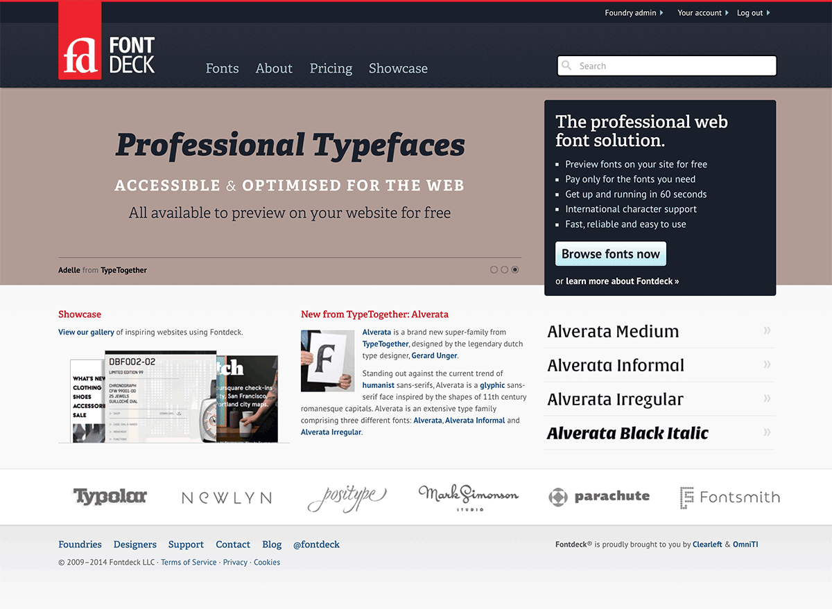 Font Deck preview