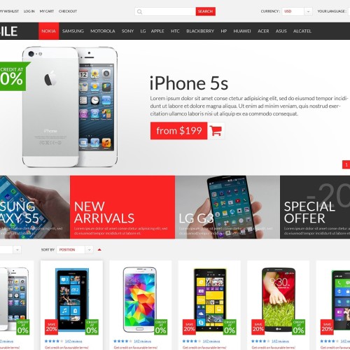5-mobile -store-psd-template