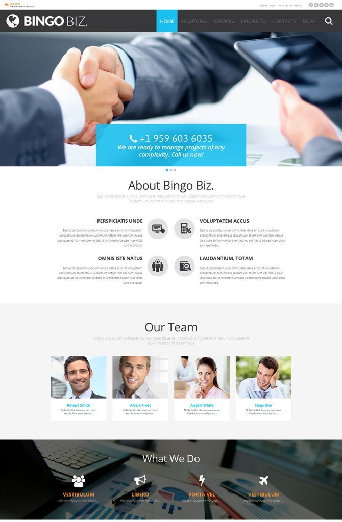 12 corporate wp theme