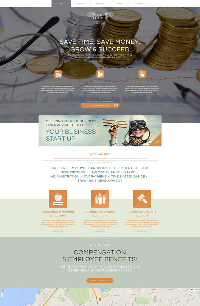 9 business consulting wp theme