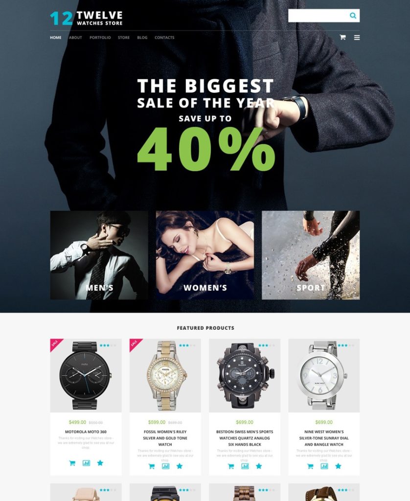 11-watches-store-wp-template