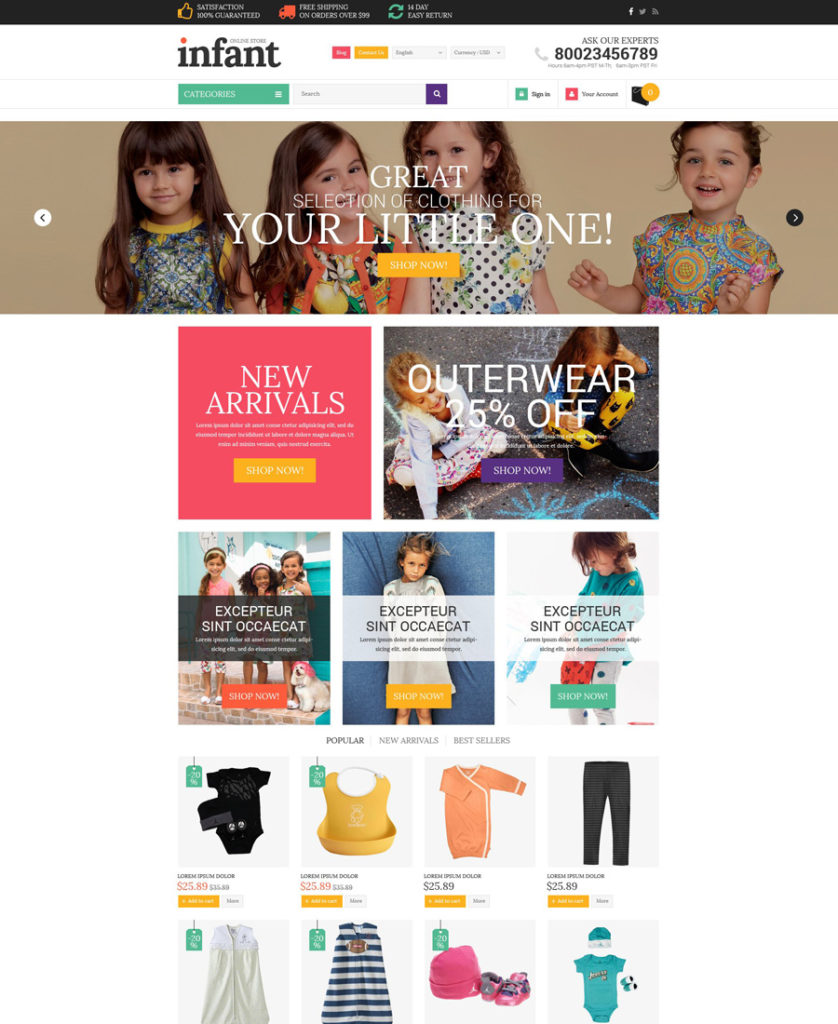 21-baby-store shopify theme