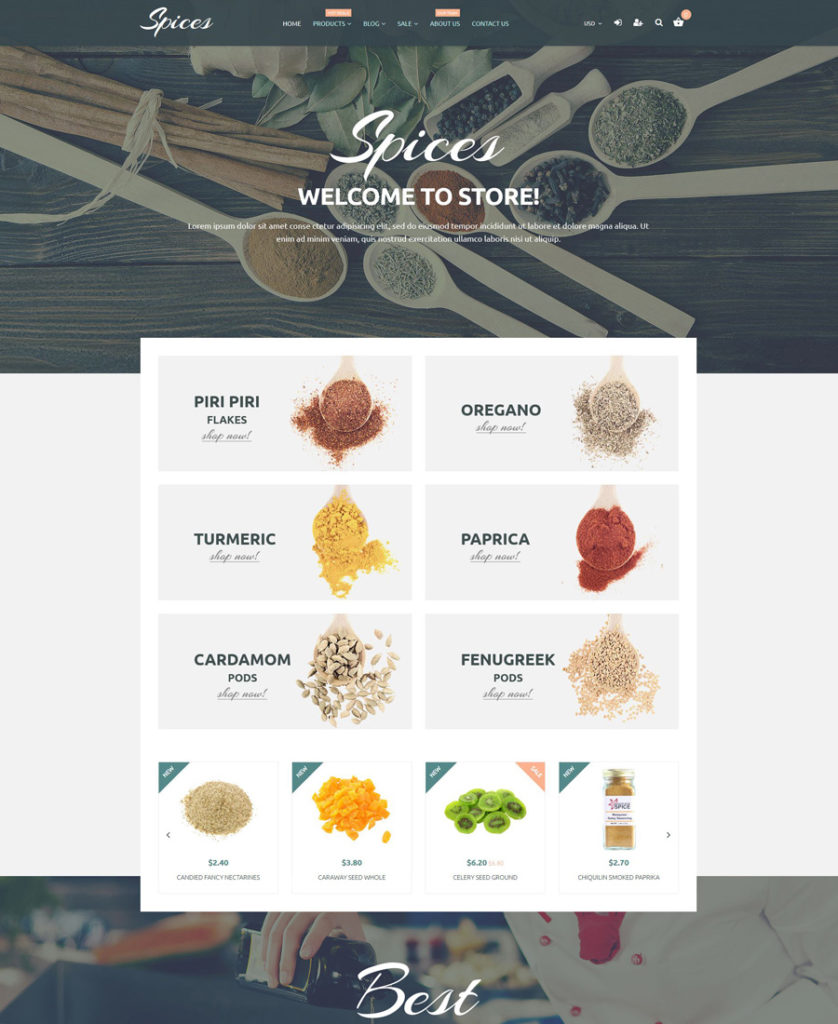 24-spices shopify theme