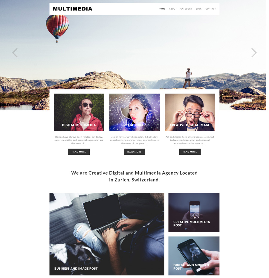 multimedia - one of the best multipurpose WordPress themes