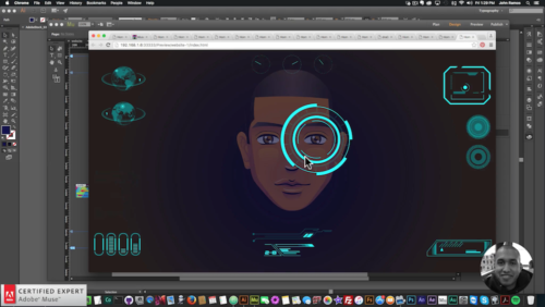 Muse For You - Iron Man Inspired Animation - Adobe Muse CC