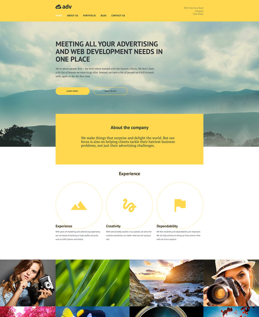 Adv-responsive-WordPress-Theme