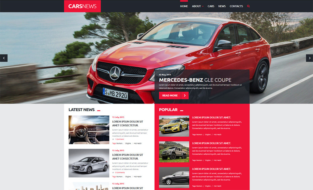 Cars-News-Joomla-Template