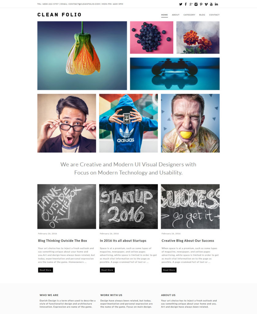 Clean-Folio-Responsive-WordPress-Theme