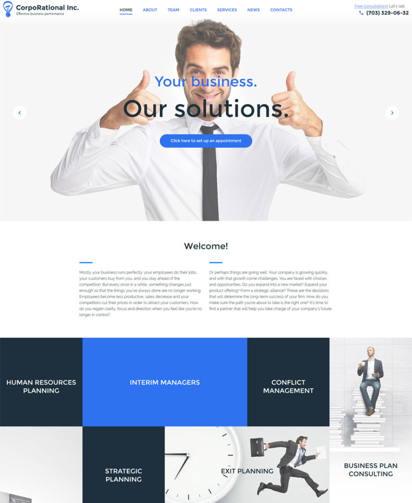 CorpoRational-WordPress-Theme - responsive WordPress themes