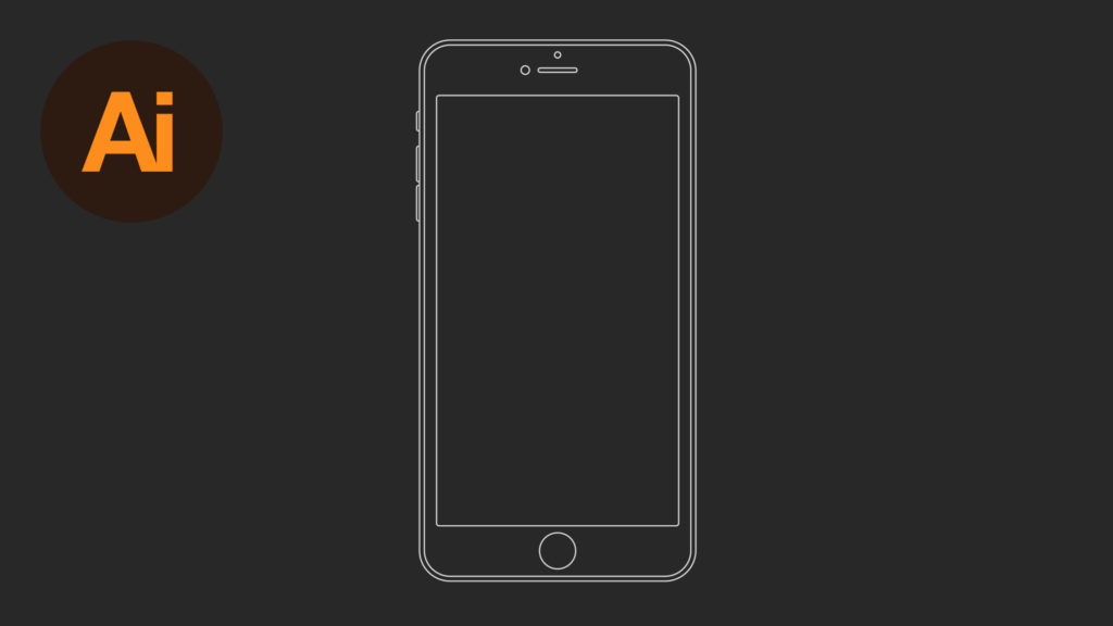 Dansky_Learn How to Draw an iPhone 6 Wireframe in Adobe Illustrator